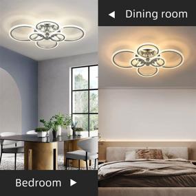 img 1 attached to Ceiling DYCLED Dimmable Chandelier 30 7INCH