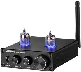 img 4 attached to 🎶 AIYIMA Audio 6J1 Tube Preamplifier Bluetooth 5.0 | Treble & Bass Adjustment | DC12V HiFi Audio Preamp NE5532P Chips for Home Audio Amplifier System (Black + BT 5.0)