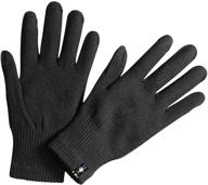 🧤 high-performance smartwool unisex liner glove in black: maximum comfort and versatility logo