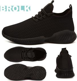img 1 attached to Brolk Mens Running Shoes Ultra Breathable Men's Shoes