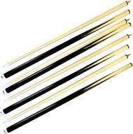 🎱 ispirito pool cues: premium 2-piece 58 inch house bar billiard cue sticks - enhance your game with 13mm glue-on tips - set of 2 / set of 4 логотип