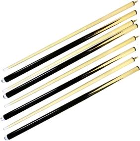 img 3 attached to 🎱 ISPIRITO Pool Cues: Premium 2-Piece 58 Inch House Bar Billiard Cue Sticks - Enhance Your Game with 13mm Glue-on Tips - Set of 2 / Set of 4