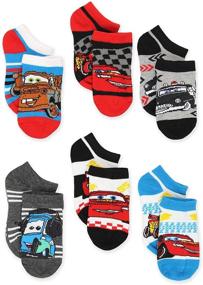 img 4 attached to 🚗 Disney Cars Boys Toddler Socks Set - Multi Pack