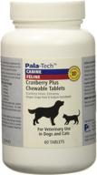 🐾 palatech cranberry plus chewable tablets (60 tabs): superior urinary support for pets logo