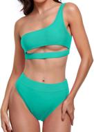 👙 byoauo womens shoulder waisted swimsuit: stylish women's clothing for swimsuits & cover-ups logo