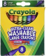 краски crayola для малышей, крупные, 8 цветов - двойные наборы: безопасные художественные материалы для детей логотип