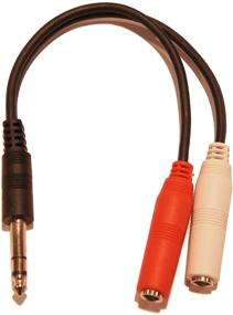 img 2 attached to Inch Stereo Female Splitter Cable Portable Audio & Video for MP3 & MP4 Player Accessories