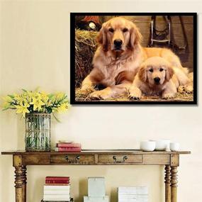 img 2 attached to Fipart Painting Stickers Decoration Dog 12X16Inch