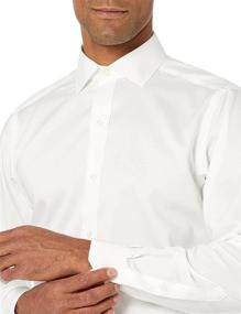 img 2 attached to Non-Iron Tailored Spread Collar Shirt with Buttoned Sleeves