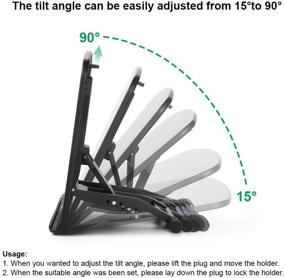 img 2 attached to Premium Parblo PR 100: Adjustable Tablet Stand for 10-16 Inch Graphic Tablets