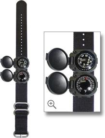 img 2 attached to 🌞 Sun Company ArmArmour 3 - Wrist Compass and Thermometer Combo with Durable Zulu Strap, Enhanced Shielding