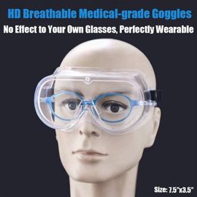 img 3 attached to 🔥 Ultimate Fog-Proof Goggles Glasses: Unmatched Protective Eyewear