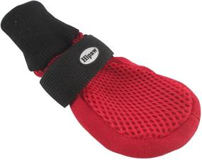 img 2 attached to 🐾 Stay Cool and Protected: Hipaw Breathable Dog Boots with Nonslip Rubber Sole for Summer Hot Pavement