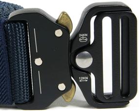 img 2 attached to 🎯 Tactical Buckle CoreLife: The Ultimate Holeless Riggers Men's Belt Accessory range