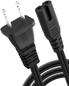 img 4 attached to ⚡ [UL Listed] 6ft AC Power Cord for PS5 PS4 PS3 PlayStation 4 3 Slim – High-Quality AC Power Cable