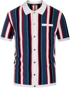 img 3 attached to 👕 Sleeve Stripe Men's Clothing - PJ Paul Jones Shirts