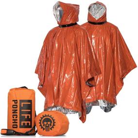 img 4 attached to Ultimate Life Poncho: All-Weather Emergency Blanket for Survival