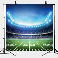 🏟️ captivating ruini football field auditorium light themed party backdrop - 8x8ft logo