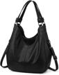 handbags leather shoulder crossbody compartments women's handbags & wallets logo