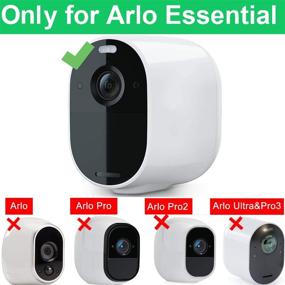 img 3 attached to Увеличьте производительность камеры Arlo Essential Spotlight с помощью солнечной панели iTODOS: в комплекте 11,8 футовый кабель для зарядки и регулируемое крепление (2 штуки, черный)