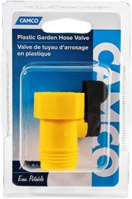 img 1 attached to 🚰 Camco 20003: Высококачественный пластиковый прямой клапан садового шланга
