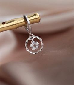 img 1 attached to 💎 Hypoallergenic Sterling Silver Cartilage Earrings for Girls: Delicate Jewelry