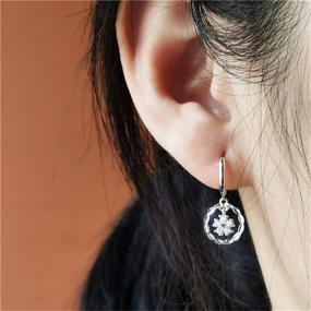 img 3 attached to 💎 Hypoallergenic Sterling Silver Cartilage Earrings for Girls: Delicate Jewelry