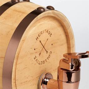 img 2 attached to 🪓 Premium Hammer + Axe Whiskey Barrel: 1L Capacity and 800ml/27 fl oz Volume