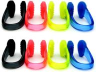 🏊 zooshine 8pcs waterproof non-slip swimming nose clips: ultimate protection for water sports, kids, and adults! logo