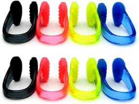 img 4 attached to 🏊 Zooshine 8PCS Waterproof Non-Slip Swimming Nose Clips: Ultimate Protection for Water Sports, Kids, and Adults!