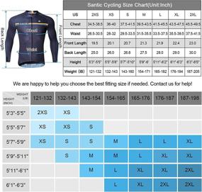 img 2 attached to 🚴 Santic Men's Long Sleeve Cycling Jersey - Reflective Full Zip Bicycle Shirts with Pockets