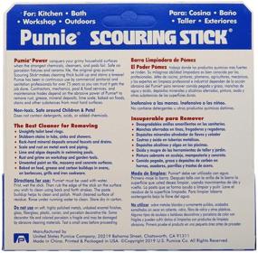 img 1 attached to 🧼 U.S. Pumice Pumie Scouring Stick - Heavy-Duty Powerhouse Pumice Cleaning Bar (2 Pack)