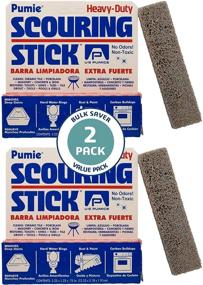 img 4 attached to 🧼 U.S. Pumice Pumie Scouring Stick - Heavy-Duty Powerhouse Pumice Cleaning Bar (2 Pack)
