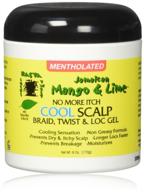 🧴 relieve scalp itch with jamaican mango & lime no more itch cool scalp braid twist & lock gel, 6 oz logo