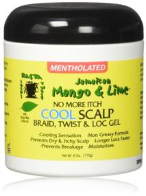 img 1 attached to 🧴 Relieve Scalp Itch with Jamaican Mango & Lime No More Itch Cool Scalp Braid Twist & Lock Gel, 6 Oz
