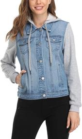 img 2 attached to 🧥 MISS MOLY Jacket Women's Packets: Trendy Coats, Jackets & Vests for Women's Clothing