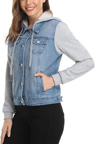 img 1 attached to 🧥 MISS MOLY Jacket Women's Packets: Trendy Coats, Jackets & Vests for Women's Clothing