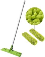 🌟 starfiber star mop kit: enhanced with 2 microfiber chenille pads for optimal cleaning logo