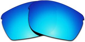 img 3 attached to Alphax Polarized Replacement Lenses Squared Men's Accessories