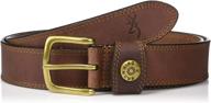 👞 browning men's leather slug brown: stylish accessory for men logo