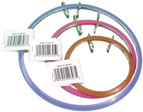 img 1 attached to 🧵 Frank A. Edmunds 3-Piece Spring Tension Embroidery Hoop Set: 3.5-inch, 5-inch, and 7-inch Assortment