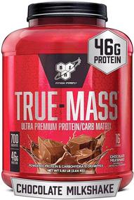 img 4 attached to BSN TRUE MASS Protein Chocolate Milkshake