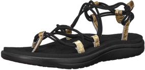 img 4 attached to Teva Womens Infinity Metallic Sandal Women's Shoes