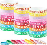 🌈 colorful waterproof silicone wristbands: 36-piece set for adults, teens, and youth - chic style logo