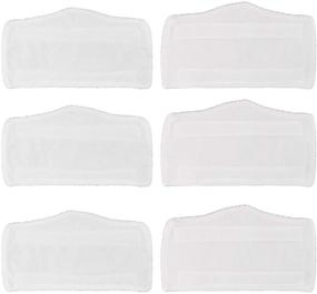 img 4 attached to Highly Efficient Tidy Monster 6 Pack Microfiber Replacement Washable Cleaning Pads for Shark Steam & Spray Mop, Compatible with S3101, S3202, S3250 and More