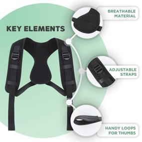 img 3 attached to 👍 Improve Posture and Banish Neck Hump with Posture Corrector Upper Back Brace - Best Solution for Scoliosis and Slouching - Comfortable Wearable Under Clothes for Men and Women