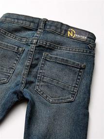 img 2 attached to Nautica Skinny Stretch Denim Driftwood Boys' Clothing for Jeans