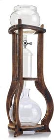 img 3 attached to ☕ Nispira Iced Coffee Cold Brew Drip Tower Coffee Maker: Wooden, 6-8 Cup Brew Capacity
