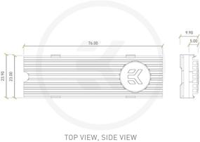 img 1 attached to 🔥 EKWB EK-M.2 NVMe Heatsink in Vibrant Green — Enhance Your Cooling Performance!