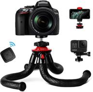 📸 versatile fotopro flexible tripod: perfect for iphone 12 xs, samsung, gopro - waterproof, anti-crack stand with remote for live streaming, vlogging & travel logo